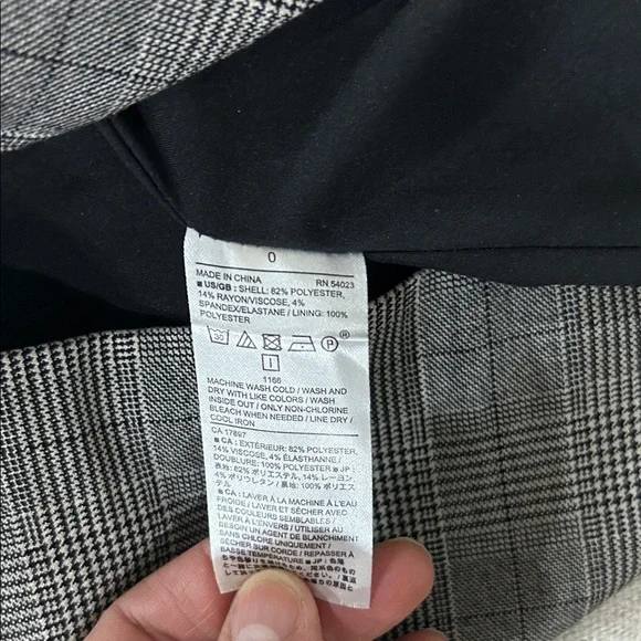 Banana Republic Gray Plaid Midi Dress - Picture 3 of 4